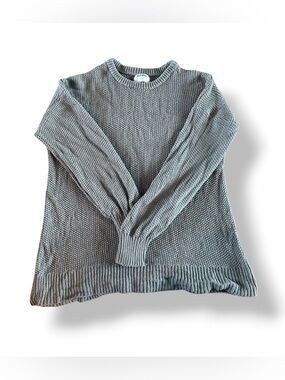 [Old Navy] Gray Tunic Length Knit Sweater